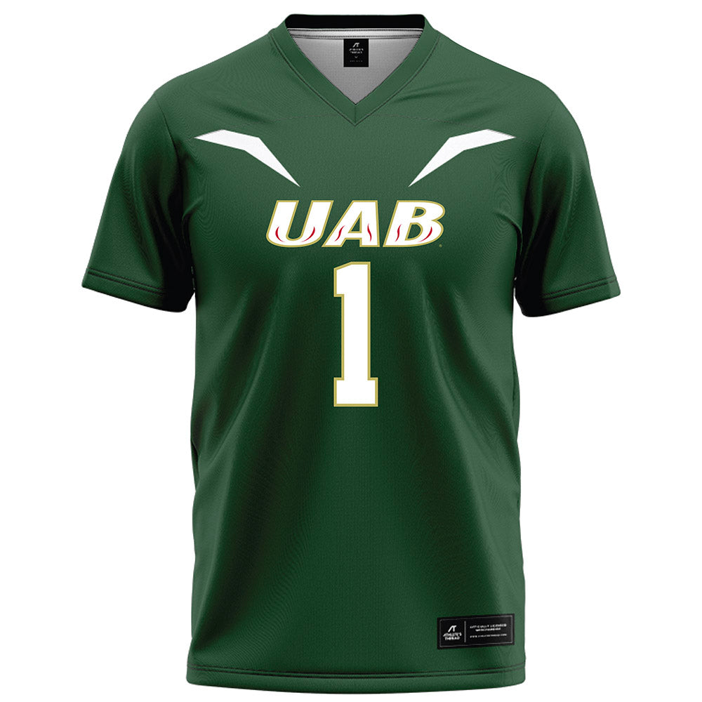 UAB - NCAA Football : Sirad Bryant - Green Football Jersey-0