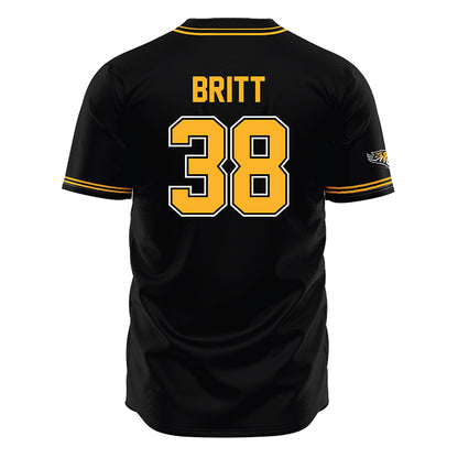 Towson - NCAA Baseball : Sean Britt - Black Jersey