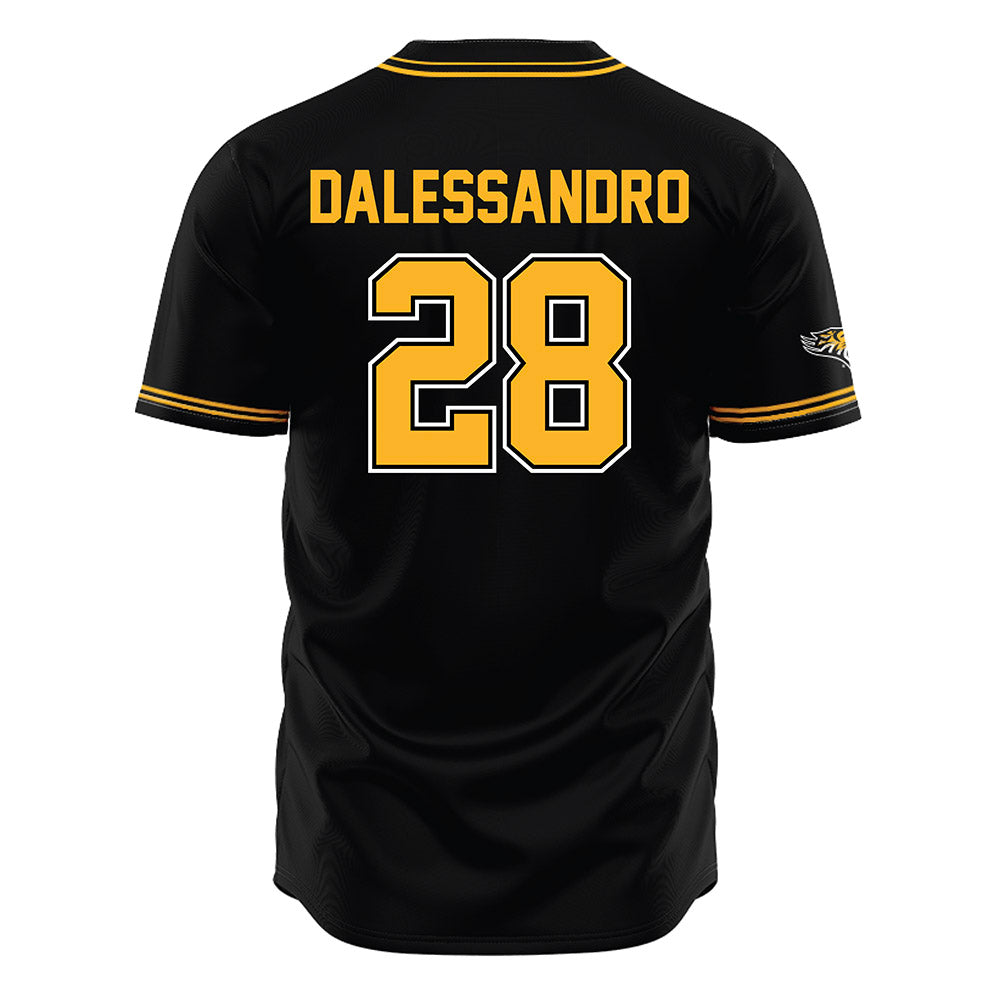 Towson - NCAA Baseball : Maximus DAlessandro - Black Jersey-1