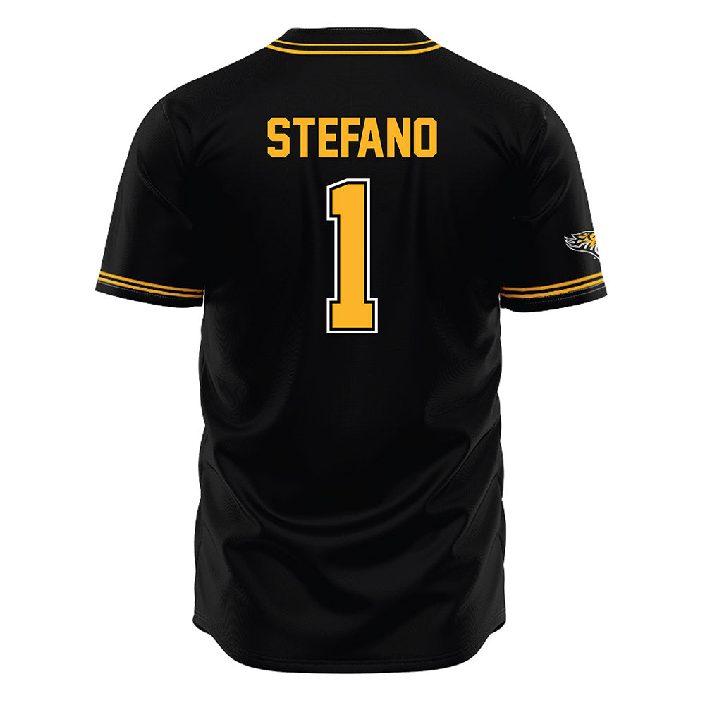 Towson - NCAA Baseball : Cole Stefano - Black Jersey-1