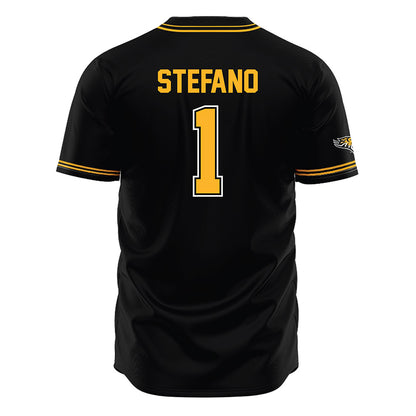 Towson - NCAA Baseball : Cole Stefano - Black Jersey-1