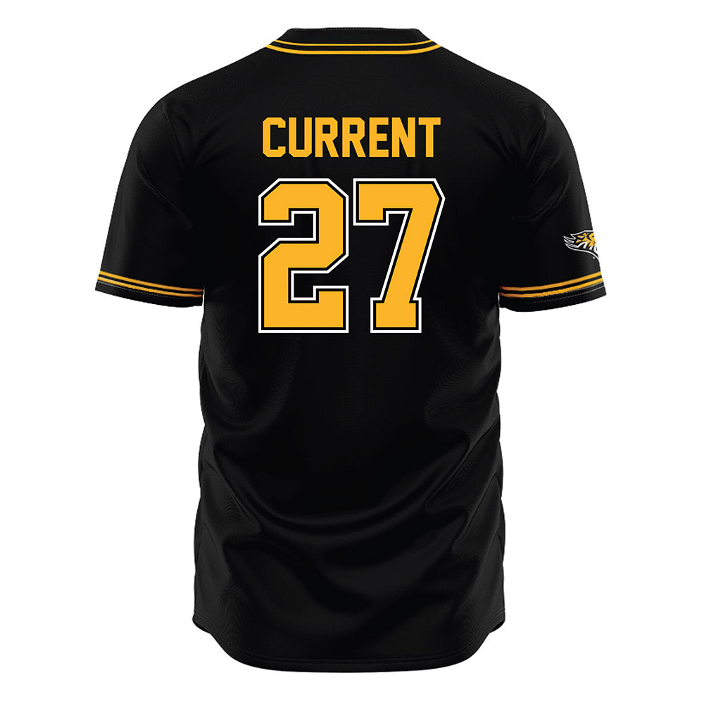Towson - NCAA Baseball : Joey Current - Black Jersey-1