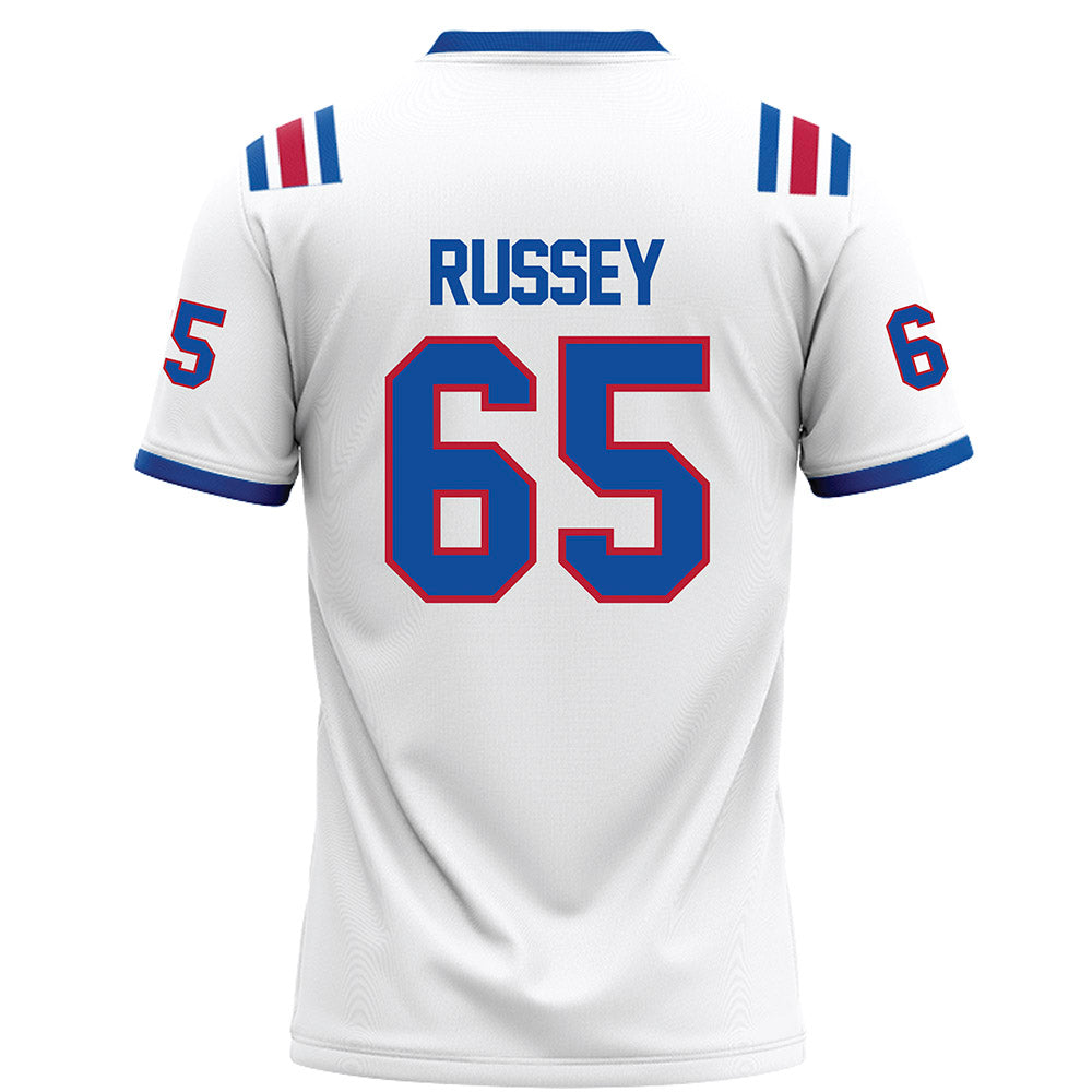 LA Tech - NCAA Football Legends : Kody Russey - White Football Jersey-1
