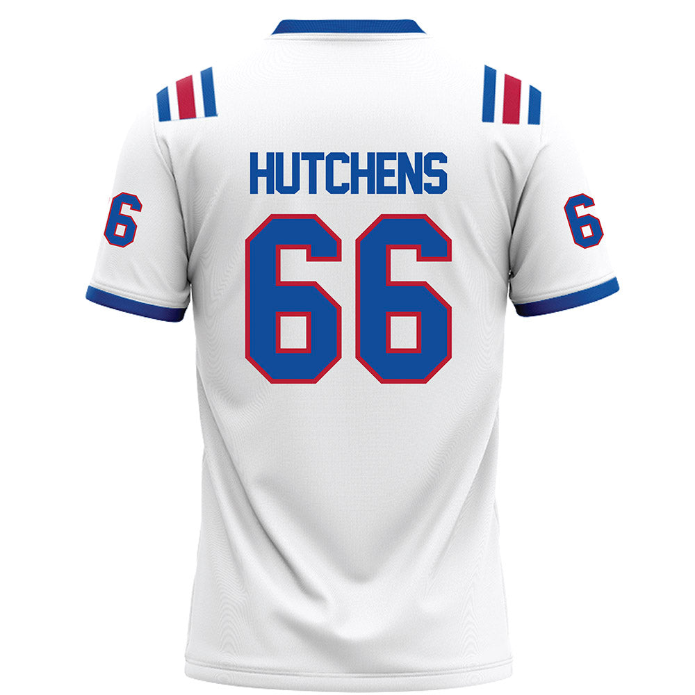 LA Tech - NCAA Football : Will Hutchens - White Football Jersey-1