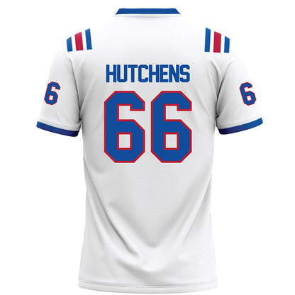 LA Tech - NCAA Football : Will Hutchens - White Football Jersey-1