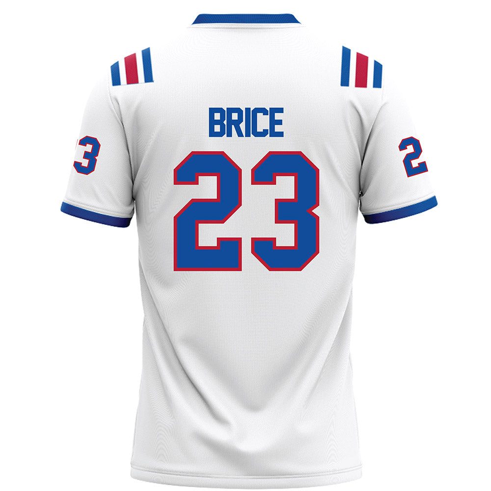 LA Tech - NCAA Football Legends : Kentrell Brice - White Football Jersey-1