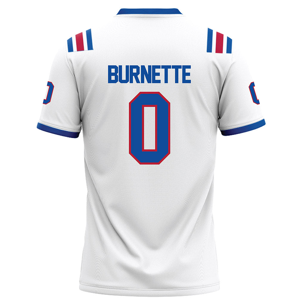 LA Tech - NCAA Football : Andrew Burnette - White Football Jersey-1