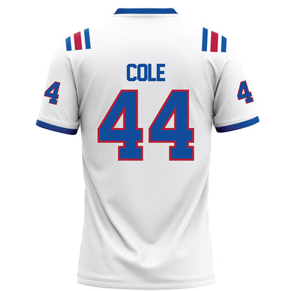 LA Tech - NCAA Football Legends : Adrien Cole - White Football Jersey-1