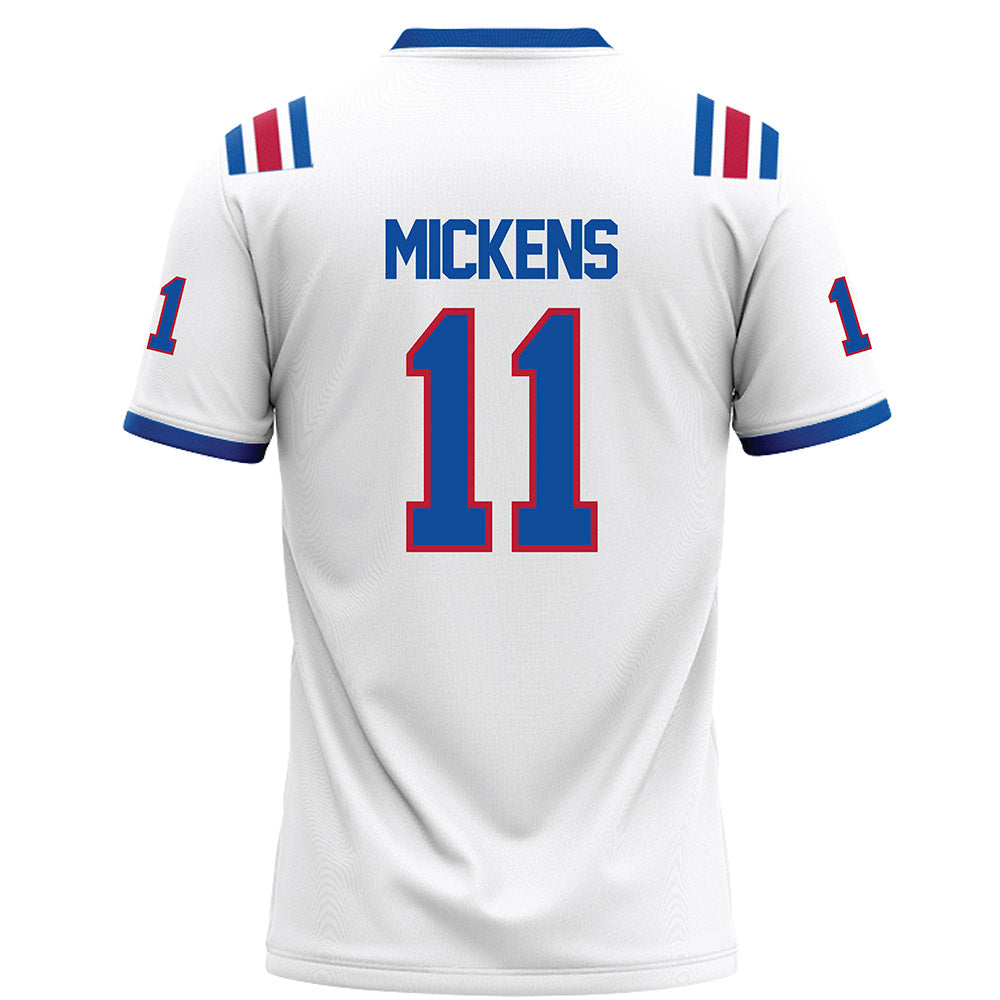 LA Tech - NCAA Football : Jalen Mickens - White Football Jersey-1