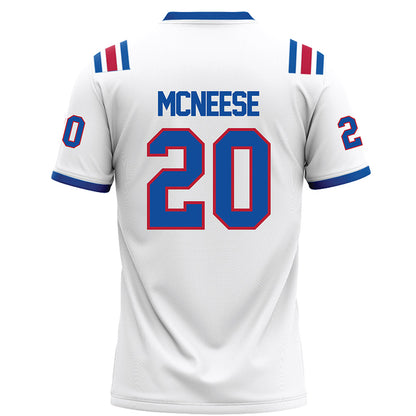 LA Tech - NCAA Football : Kenyatta McNeese - White Football Jersey-1