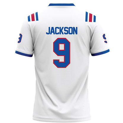 LA Tech - NCAA Football : Marlion Jackson - White Football Jersey