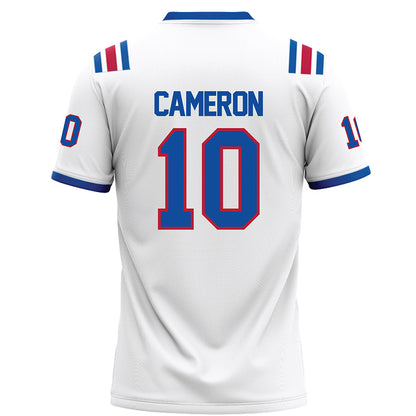 LA Tech - NCAA Football Legends : Colby Cameron - White Football Jersey-1