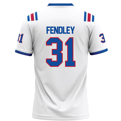 LA Tech - NCAA Football : Will Fendley - White Football Jersey-1