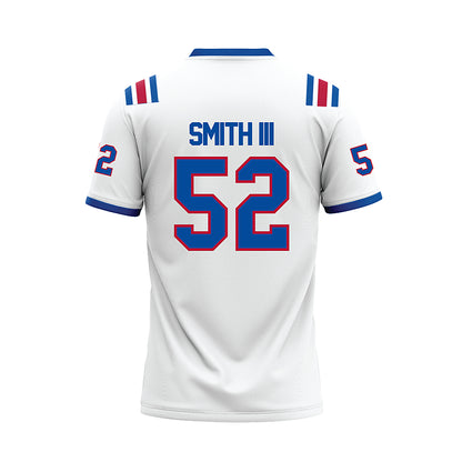 LA Tech - NCAA Football : Troy Smith III - White Football Jersey-1