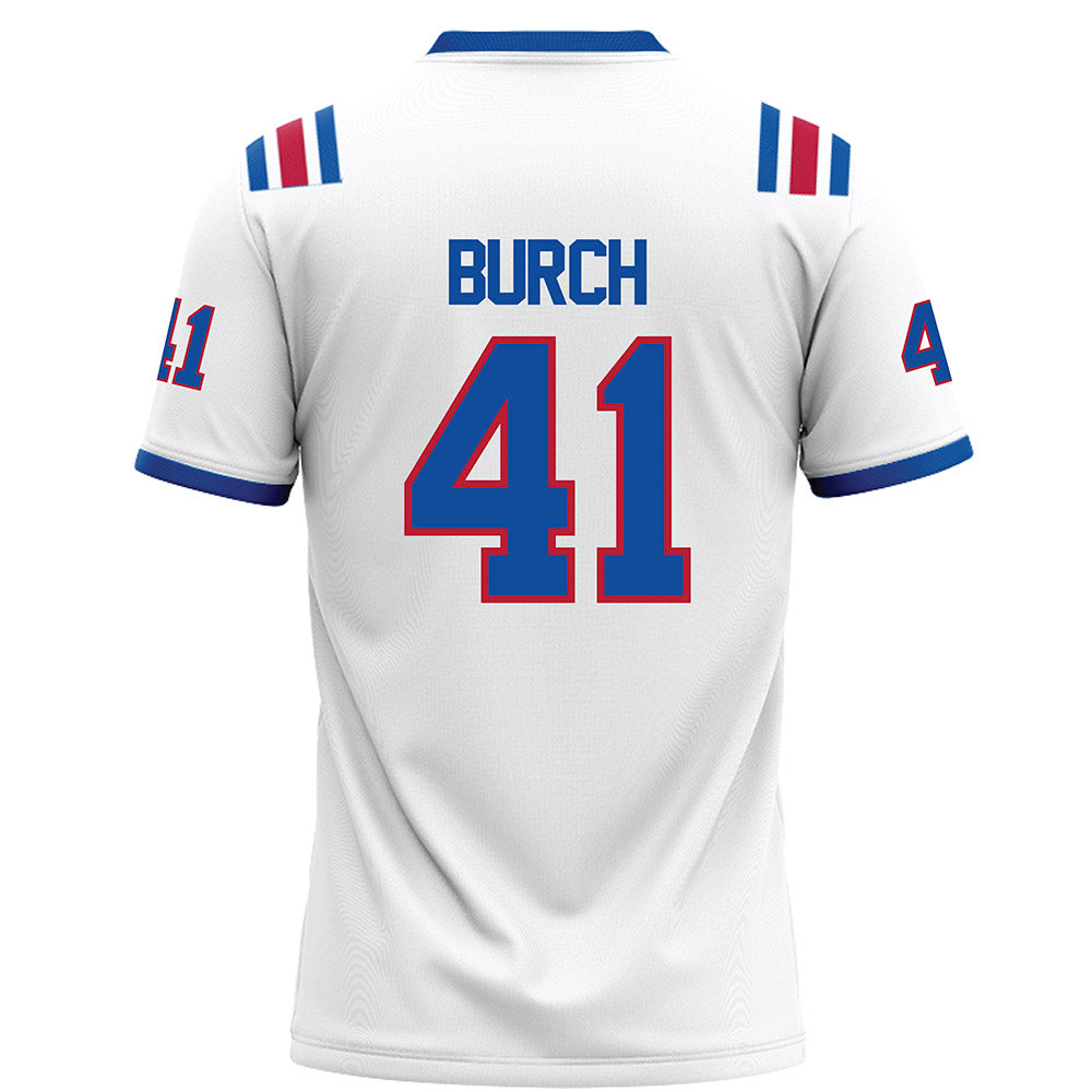 LA Tech - NCAA Football : Ean Burch - White Football Jersey