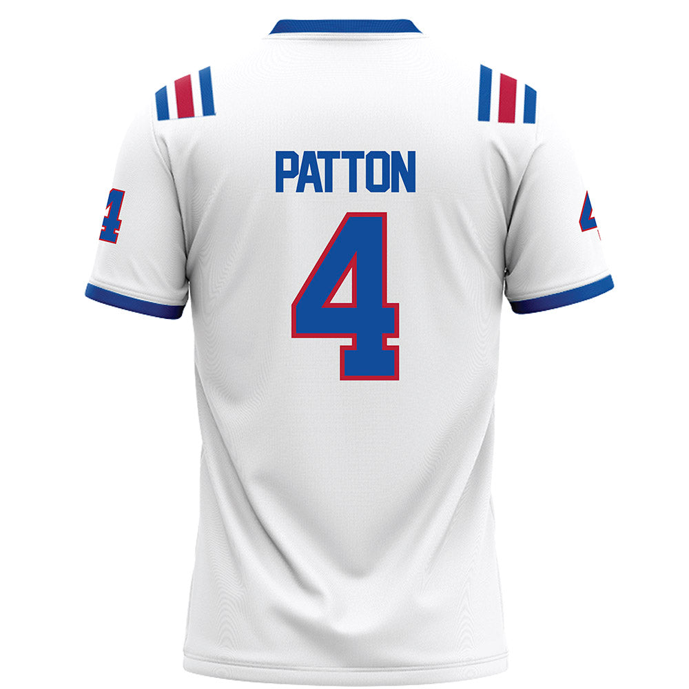 LA Tech - NCAA Football Legends : Quinton Patton - White Football Jersey-1