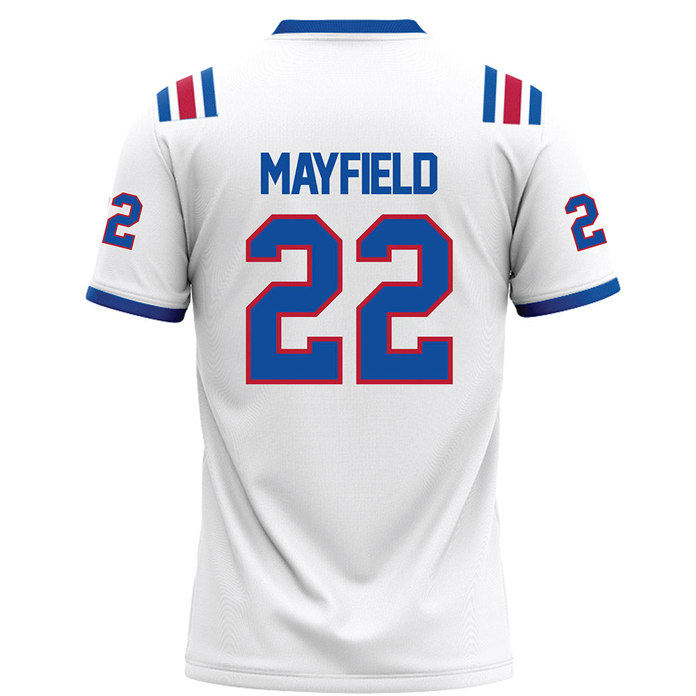 LA Tech - NCAA Football : Jadon Mayfield - White Football Jersey-1