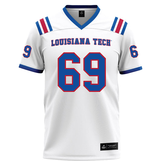 LA Tech - NCAA Football : Trent Sims - White Football Jersey-0