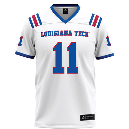 LA Tech - NCAA Football : Jalen Mickens - White Football Jersey-0