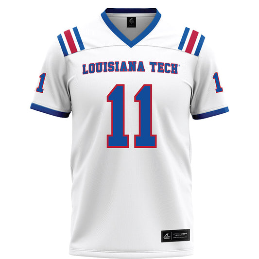 LA Tech - NCAA Football : Jalen Mickens - White Football Jersey-0