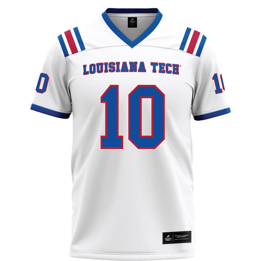 LA Tech - NCAA Football Legends : Colby Cameron - White Football Jersey-0