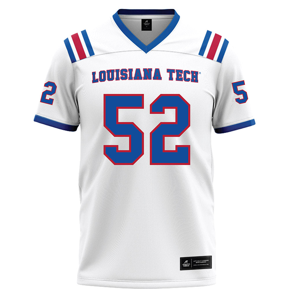 LA Tech - NCAA Football : Troy Smith III - White Football Jersey-0