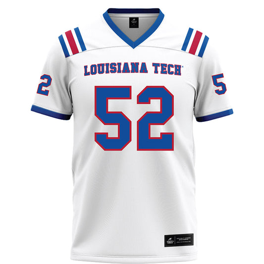 LA Tech - NCAA Football : Troy Smith III - White Football Jersey-0