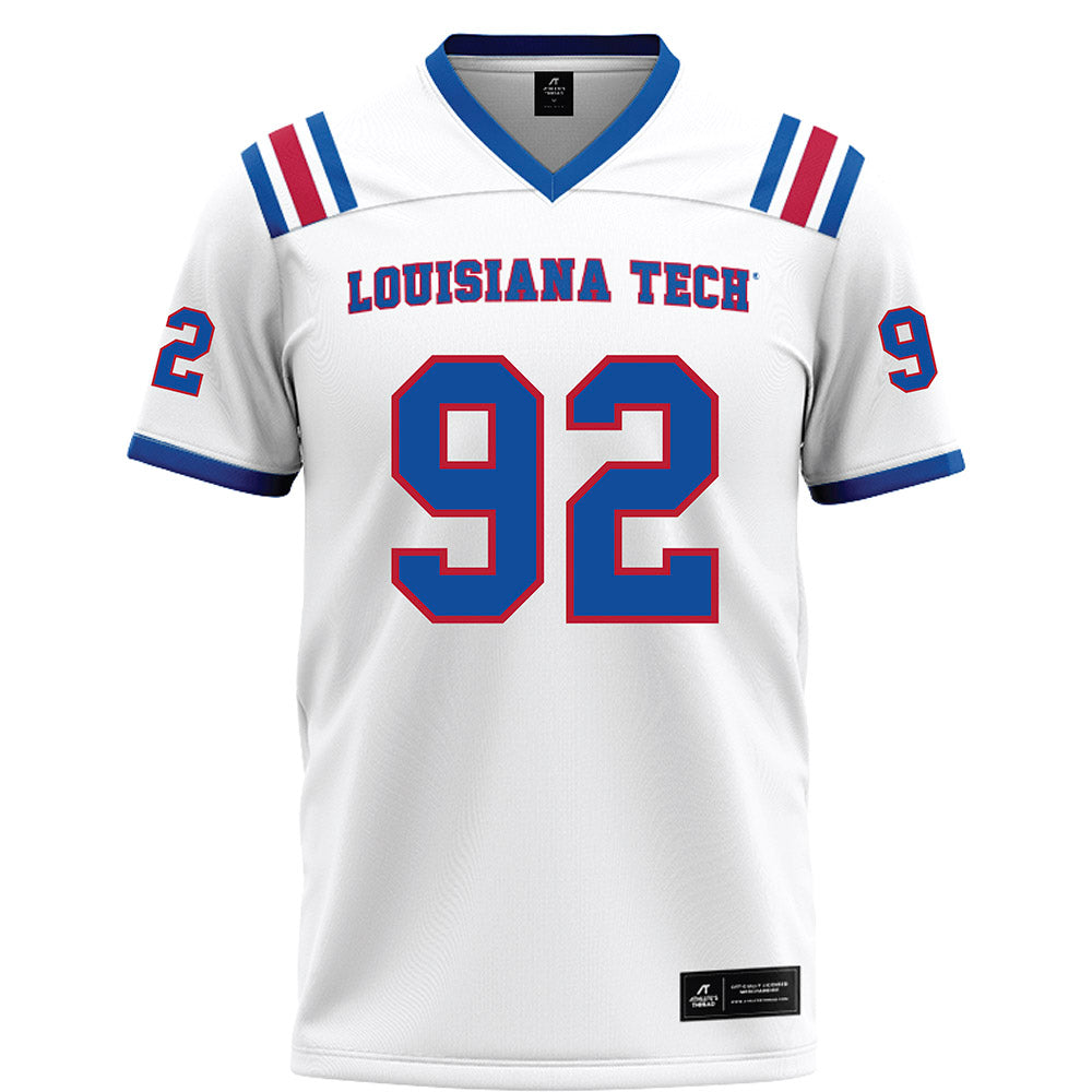 LA Tech - NCAA Football : Matt Condry - White Football Jersey-0