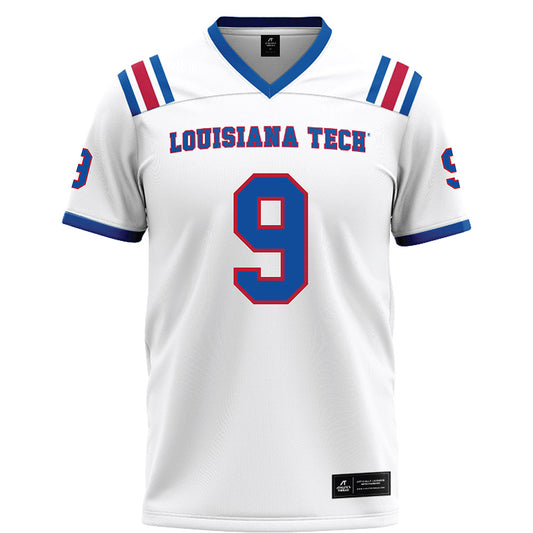 LA Tech - NCAA Football Legends : Vernon Butler - White Football Jersey-0