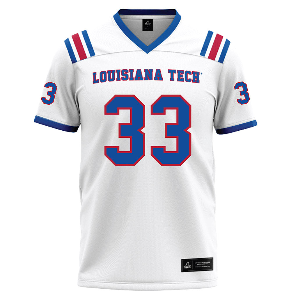 LA Tech - NCAA Football : Jaylon Parnell - White Football Jersey-0