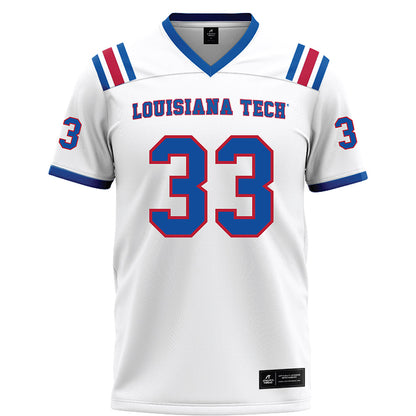 LA Tech - NCAA Football : Jaylon Parnell - White Football Jersey-0