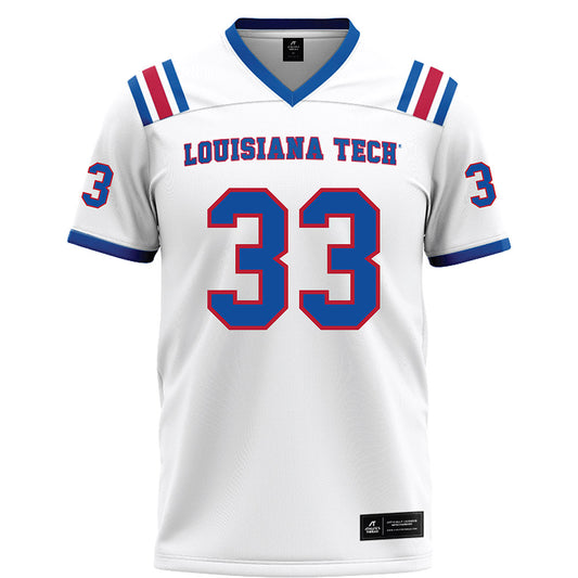 LA Tech - NCAA Football : Jaylon Parnell - White Football Jersey-0
