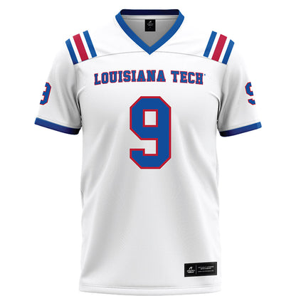 LA Tech - NCAA Football : Marlion Jackson - White Football Jersey