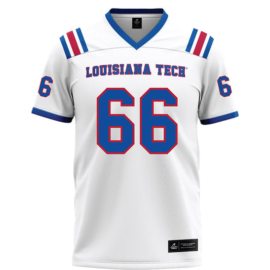 LA Tech - NCAA Football : Will Hutchens - White Football Jersey-0