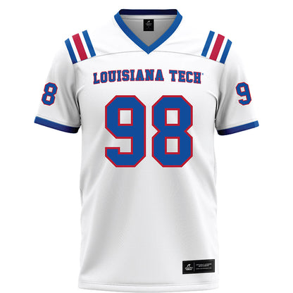 LA Tech - NCAA Football : Donovan Rieman - White Football Jersey-0