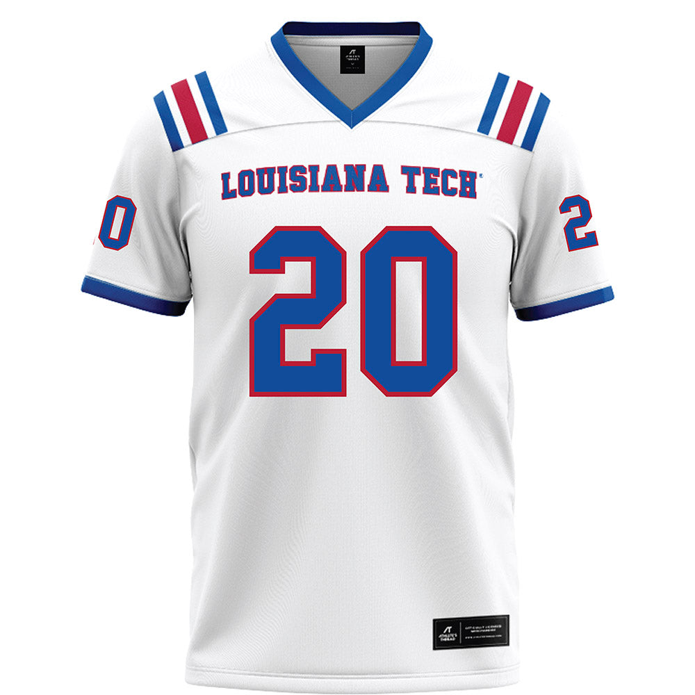LA Tech - NCAA Football : Kenyatta McNeese - White Football Jersey-0