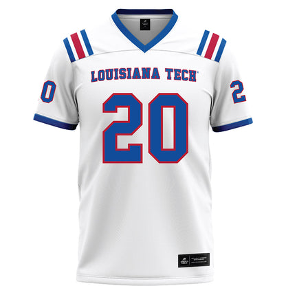 LA Tech - NCAA Football : Kenyatta McNeese - White Football Jersey-0