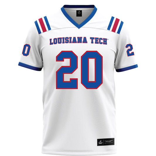 LA Tech - NCAA Football : Kenyatta McNeese - White Football Jersey-0