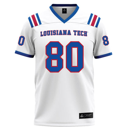 LA Tech - NCAA Football : Dane Benedix - White Football Jersey-0
