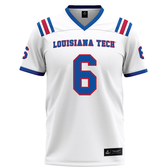 LA Tech - NCAA Football : Tre Averhart - White Football Jersey-0