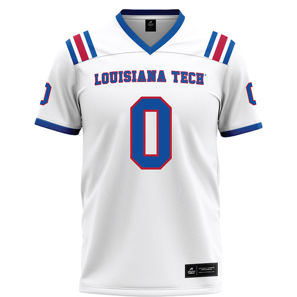 LA Tech - NCAA Football : Andrew Burnette - White Football Jersey-0