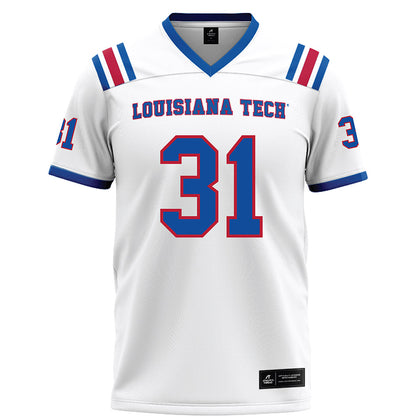 LA Tech - NCAA Football : Will Fendley - White Football Jersey-0