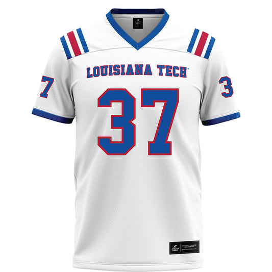 LA Tech - NCAA Football : CJ Harris - White Football Jersey