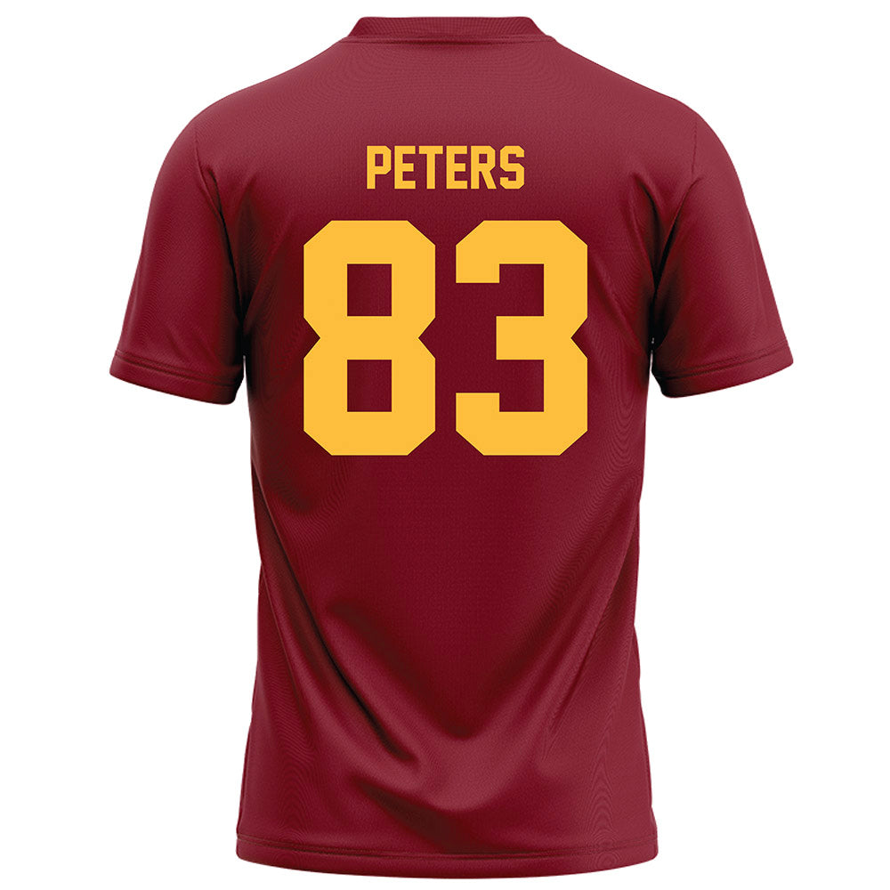 Minnesota - NCAA Football : Sam Peters - Maroon Football Jersey-1