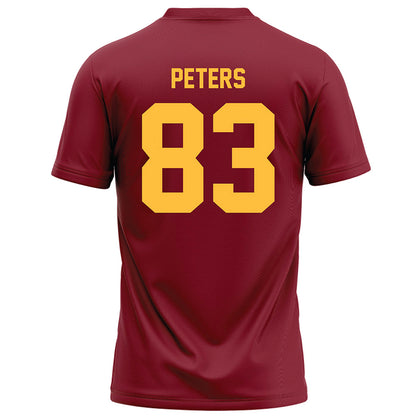 Minnesota - NCAA Football : Sam Peters - Maroon Football Jersey-1