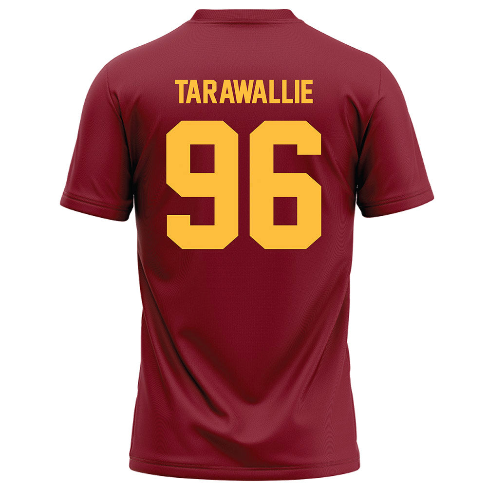 Minnesota - NCAA Football : Abu Tarawallie - Maroon Football Jersey-1