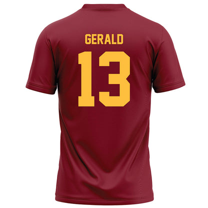 Minnesota - NCAA Football : Mike Gerald - Maroon Football Jersey-1