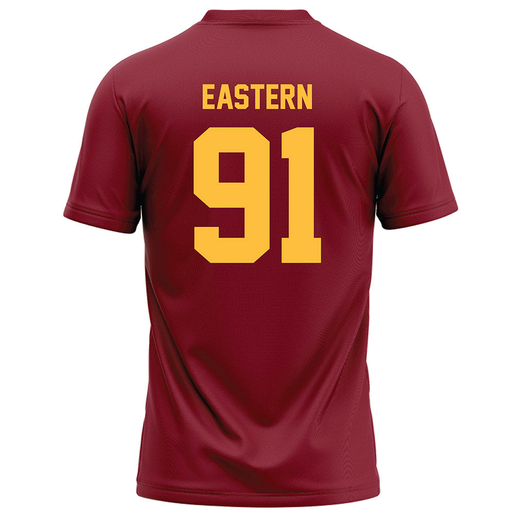 Minnesota - NCAA Football : Deven Eastern - Maroon Football Jersey-1