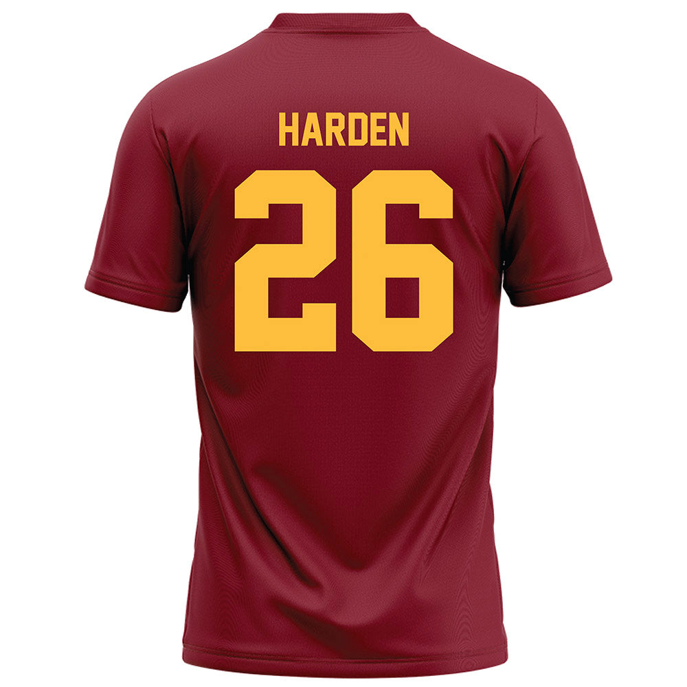 Minnesota - NCAA Football : Zack Harden - Maroon Football Jersey-1