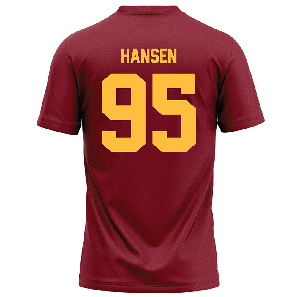 Minnesota - NCAA Football : Colin Hansen - Maroon Football Jersey-1